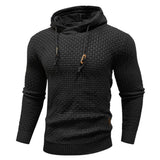 Hudson | Men's Black Waffle Hoodie