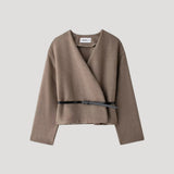 Frances | Women's Belted Wrap Jacket Top