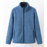 Naomi | Women's Teddy Sherpa Jacket Blue