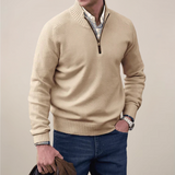 Dalton | Men's Half-Zipped Knit Sweater
