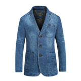 Eugene | Men's Trendy Formal Casual Denim Blazer