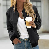 Camryn | Women's Casual Zip Up Bomber Jacket