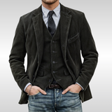 Dirk | Men's Navy Corduroy Blazer