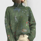 Sloane | Women's Elegant High Neck Sweater