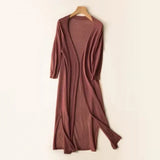 Crystal | Women's Casual Relaxed Fit Long Cardigan