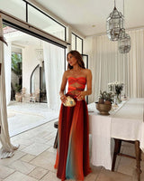Gloria | Women's Elegant Strapless Maxi Dress