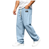 Nash | Men's Loose Fit Blue Pants