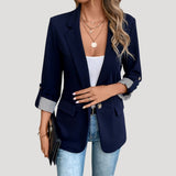 Sally | Women's Tailored Single Breasted Roll Up Blazer