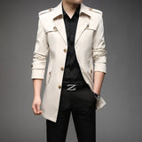 Elmer | Men's Single Breasted Lightweight Trench Coat
