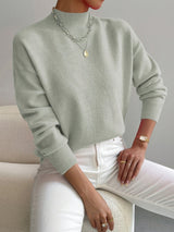 Nancy | Women's Sage Green Sweater