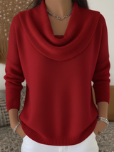 Mallory | Women's Jersey Cowl Red