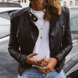 Yvette | Women's Biker Fit Moto Jacket