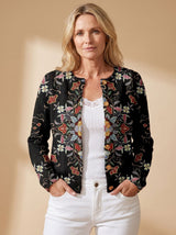 Brooke | Women's Floral Long Sleeve Cardigan