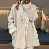 Raven | Women's Oversized V Neck Cardigan