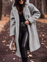 Katelyn | Women's Teddy Coat Burgundy