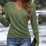 Chelsea | Women's Cross V-neck Sweater