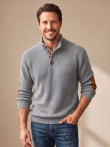 Caleb | Men's Waffle Knit Sweater