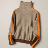 Adelyn | Women's Two Tone High Neck Sweater