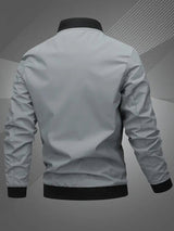 Jesse | Men's Baseball Collar Bomber Jacket