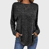 Yara | Women's Top Waffle with Round Neck
