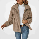 Arden | Women's Sherpa Zip Up Cardigan Jacket