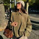 Monica | Women's Cropped Zip Up Bomber Jacket