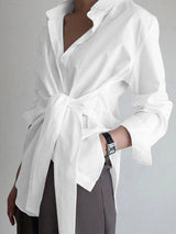 Marcy | Women's White Shirt with Bow